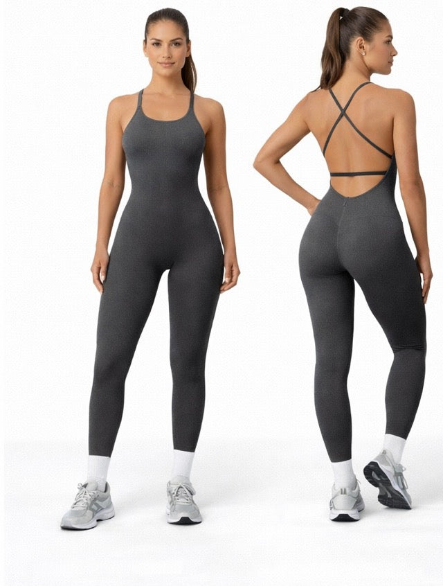 Sem Amor Ribbed Sculpt Jumpsuit