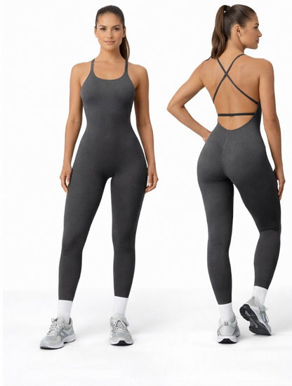 Sem Amor Ribbed Sculpt Jumpsuit