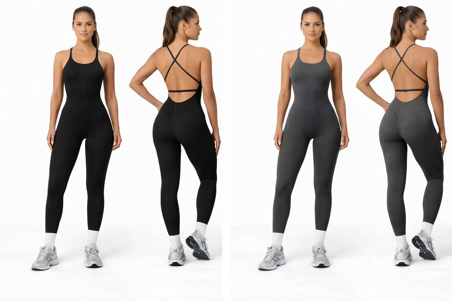 Sem Amor Ribbed Sculpt Jumpsuit